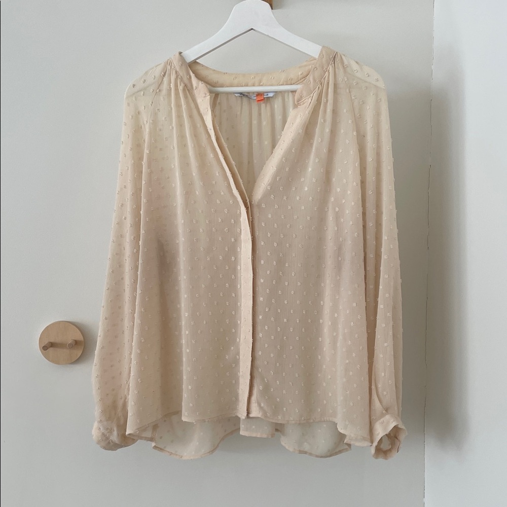 Zara Mesh Embellish Cardigan.